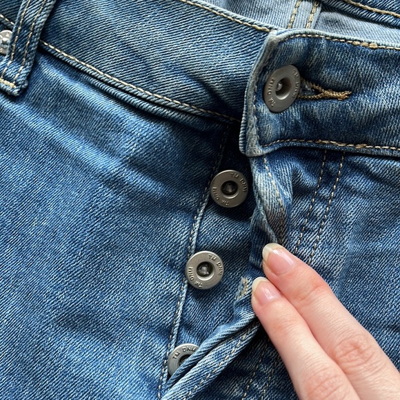 TOPMAN | Men’s Blue Skinny Stretch Jeans - Picture 3 of 6